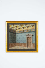 Architectural Scene, Newly Framed
