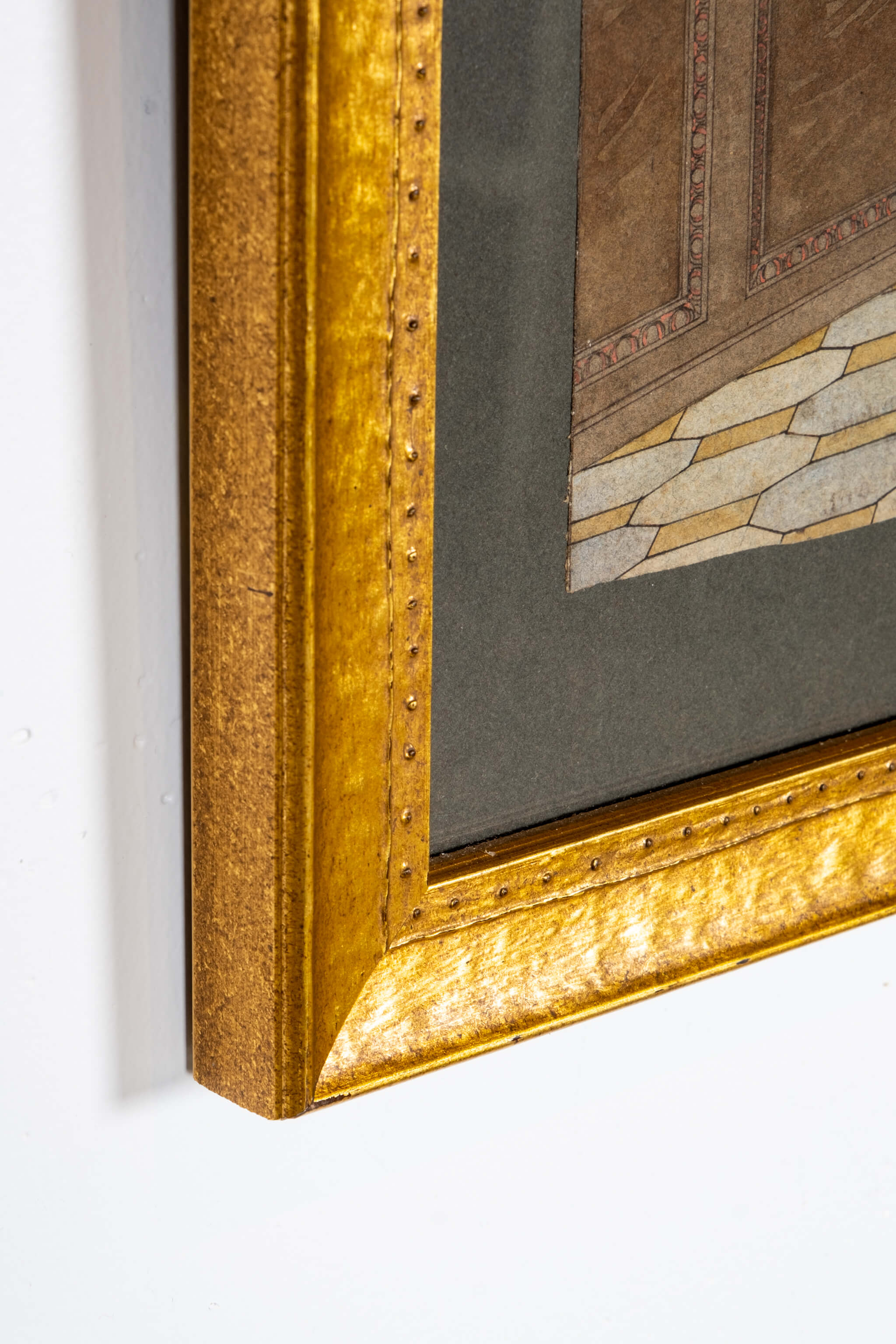 Architectural Scene, Newly Framed
