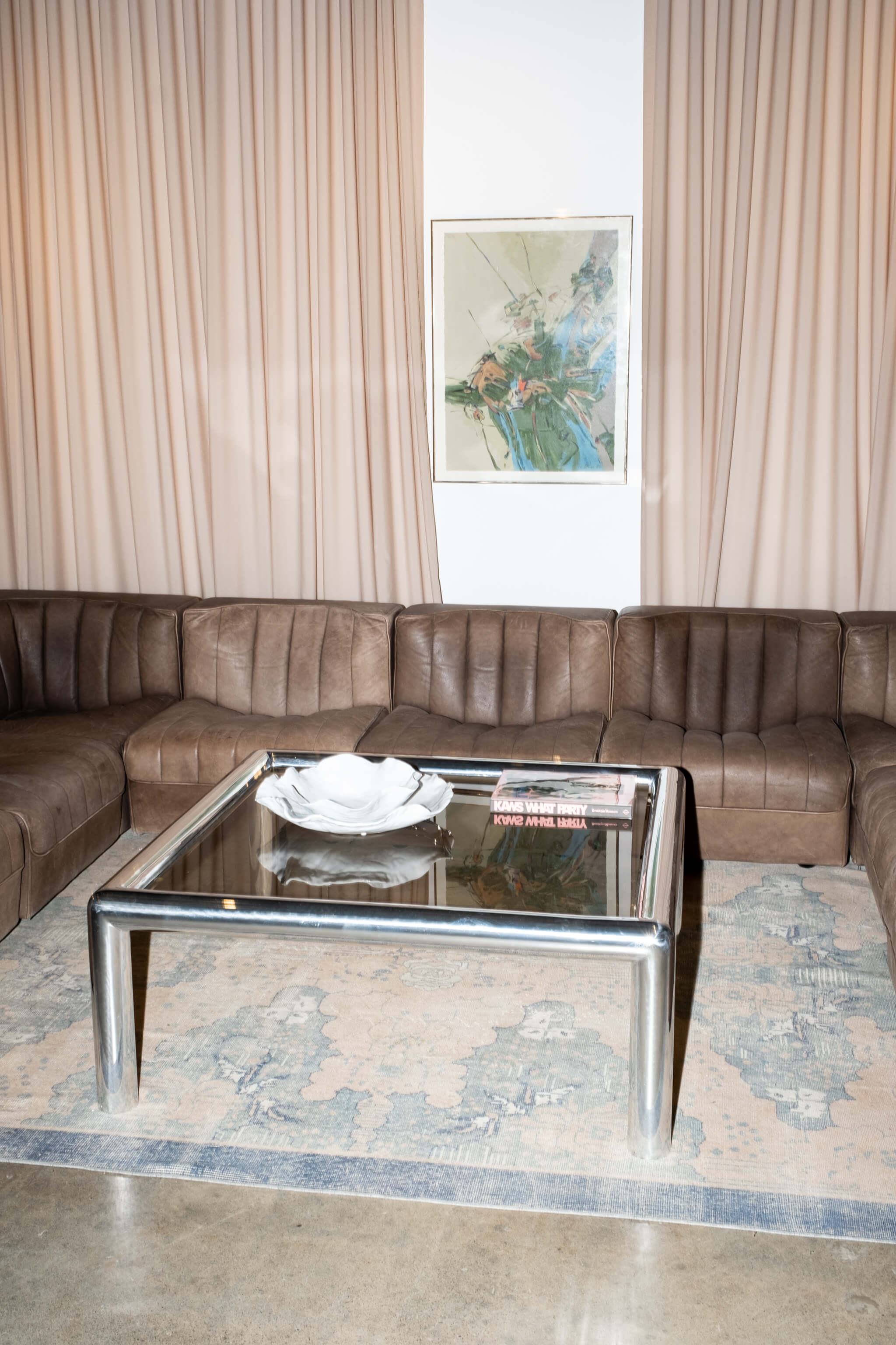 Model 9000' Leather Sectional Sofa