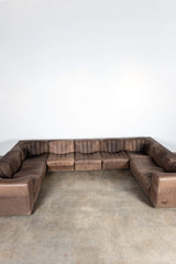 Model 9000' Leather Sectional Sofa