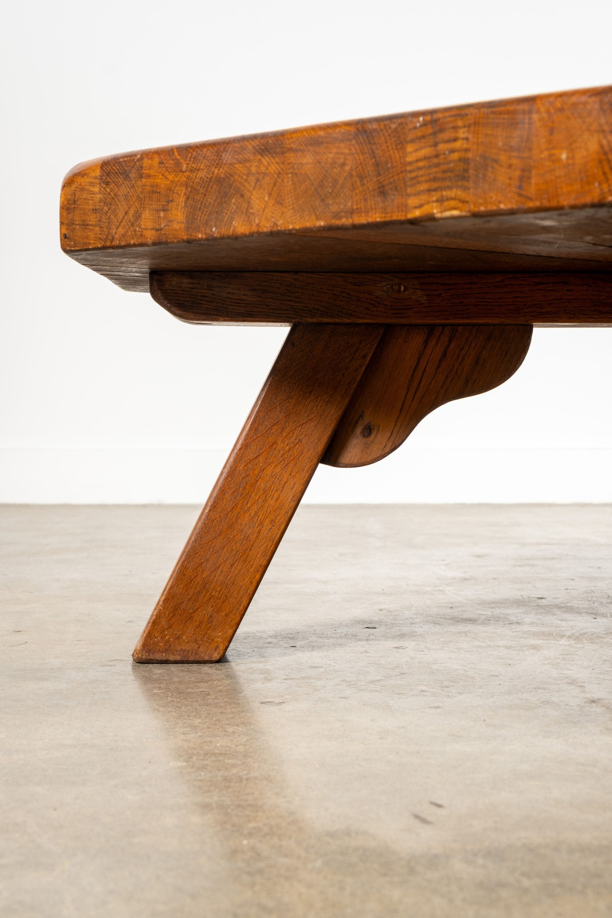 Belgian Wood Hex Coffee Table