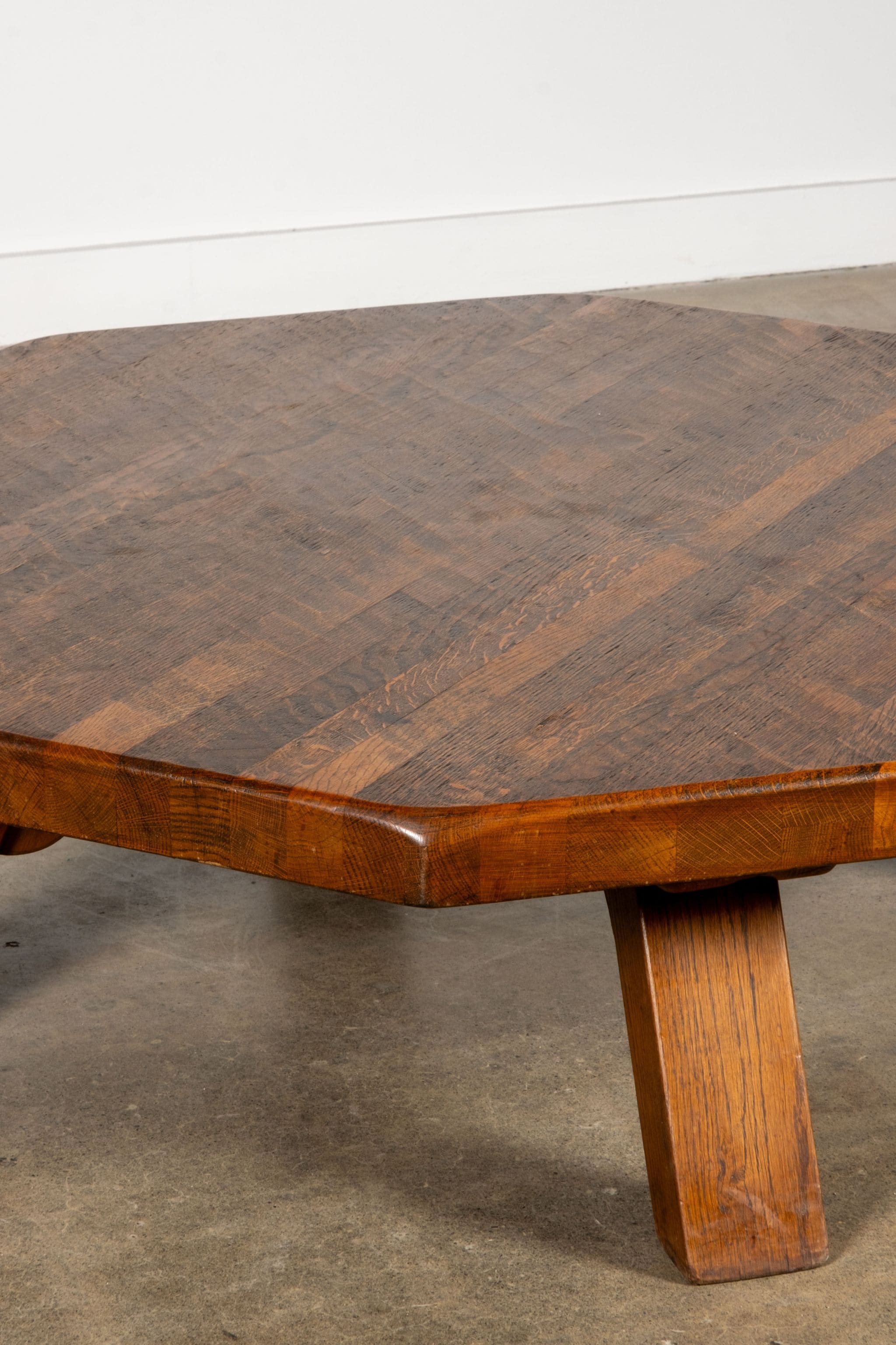Belgian Wood Hex Coffee Table