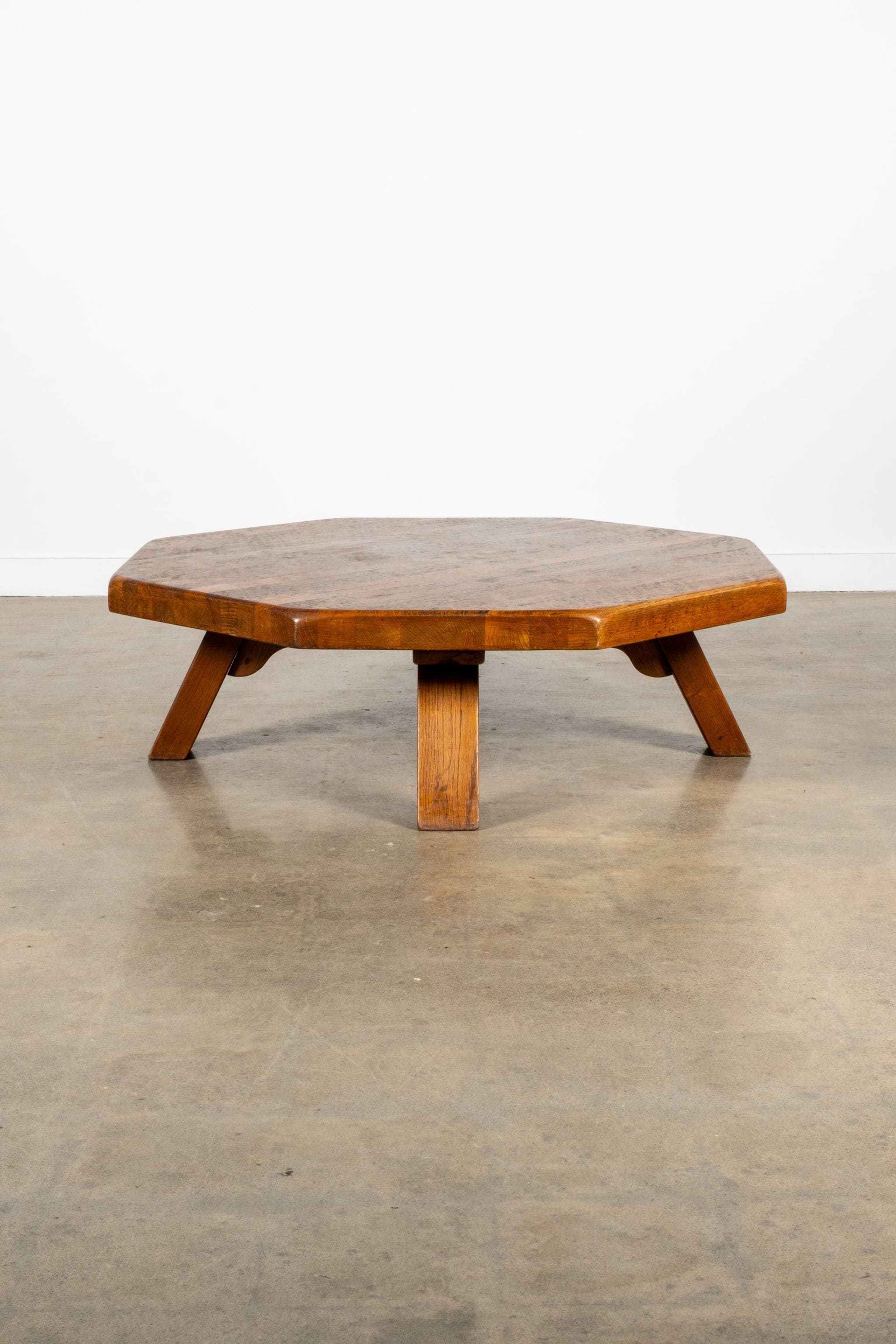 Belgian Wood Hex Coffee Table
