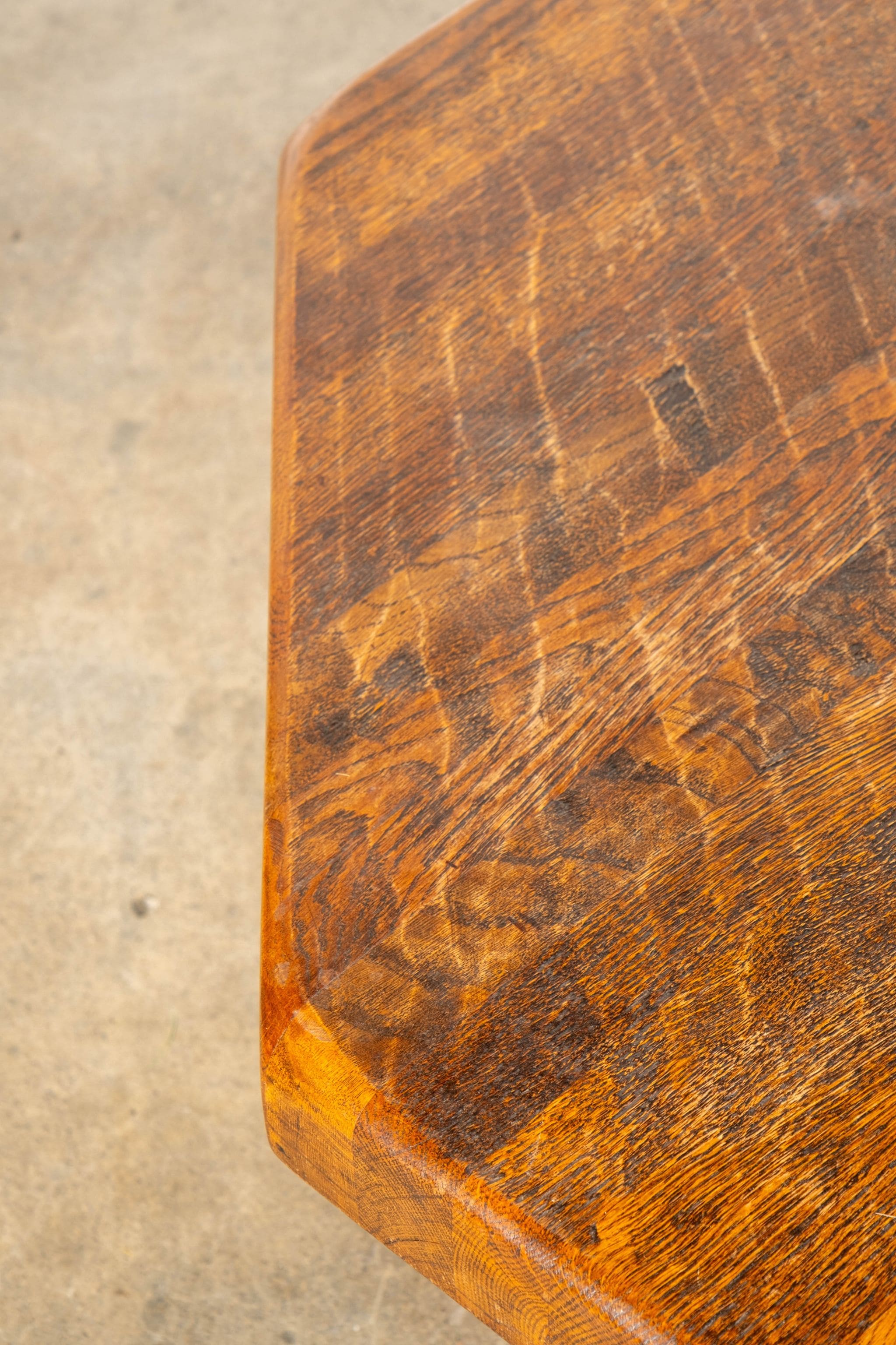 Belgian Wood Hex Coffee Table