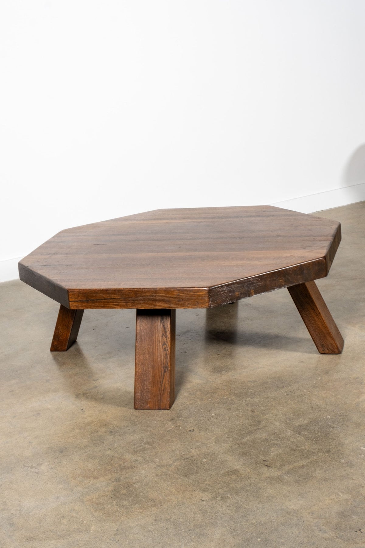Belgian Wood Hex Coffee Table 2