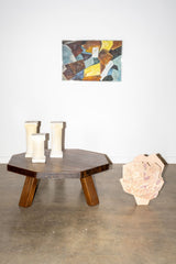 Belgian Wood Hex Coffee Table 2