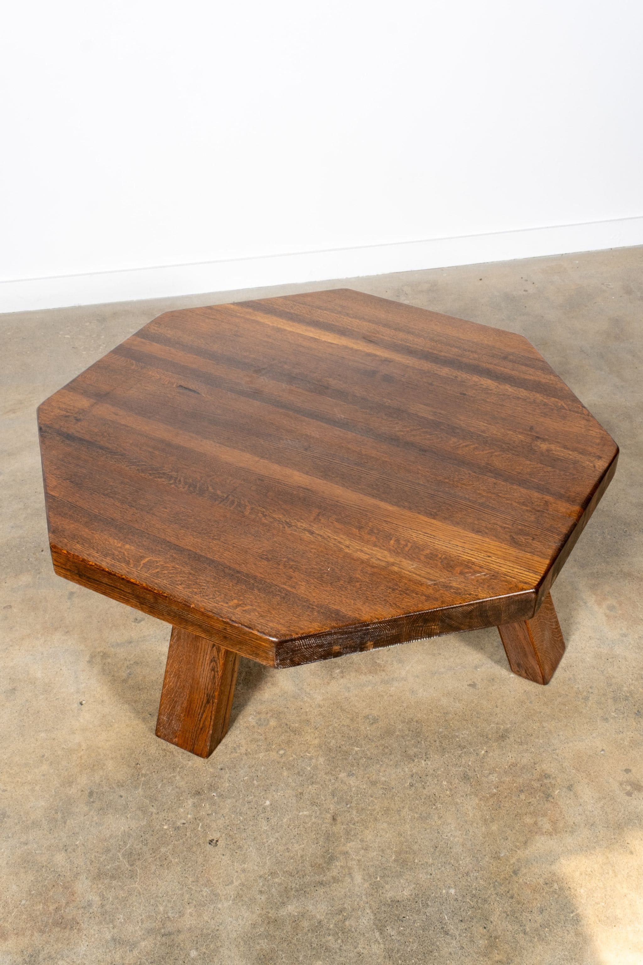 Belgian Wood Hex Coffee Table 2