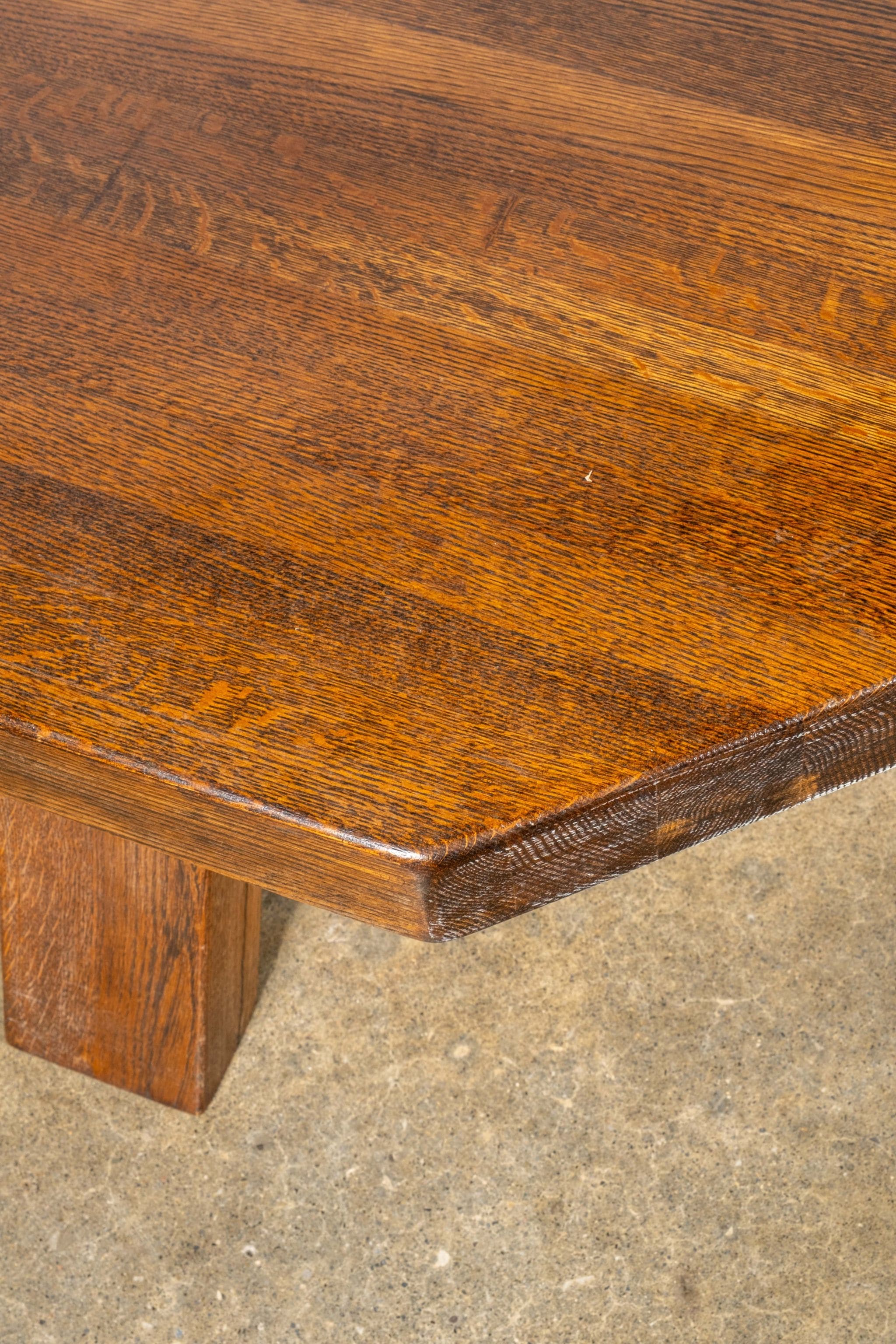 Belgian Wood Hex Coffee Table 2