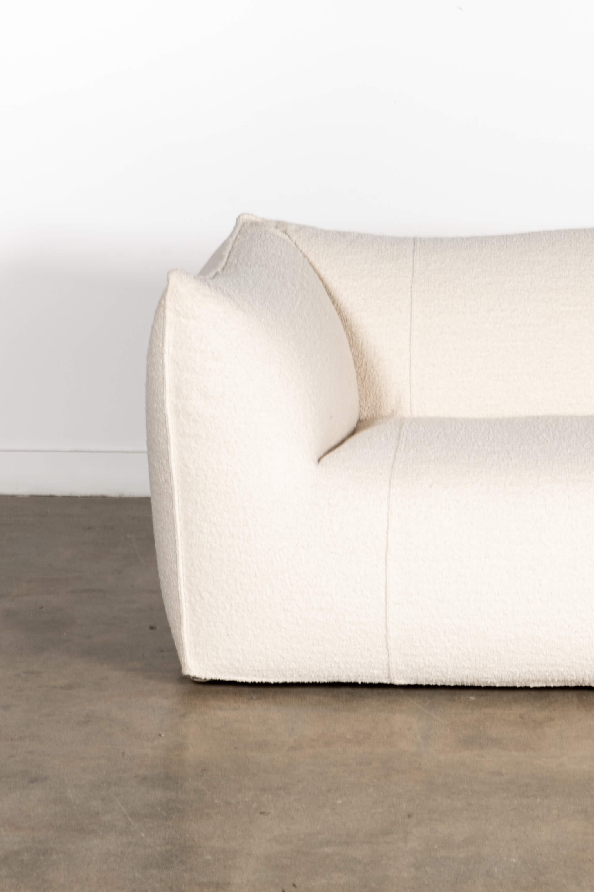 Le Bambole' 2-Seater Sofa, Cream Boucle