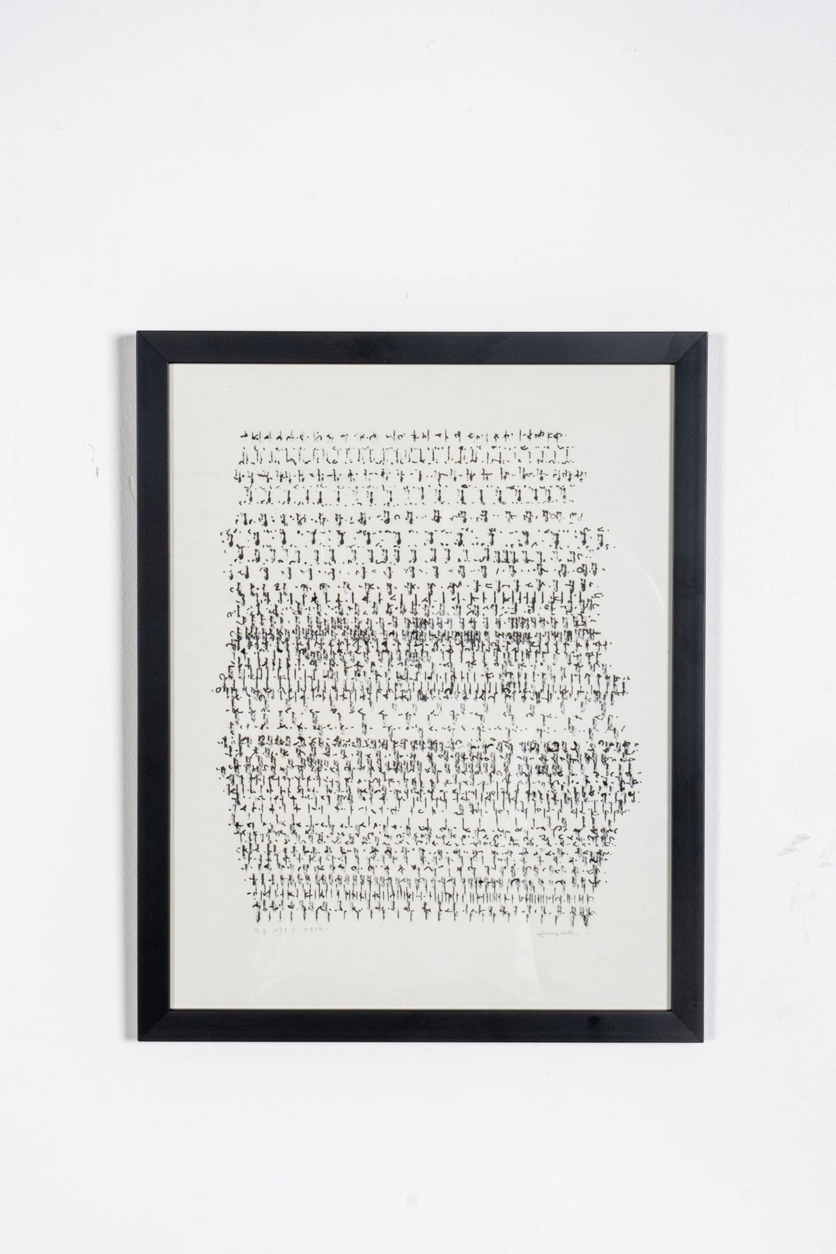 Black + White 'Etchings' Print, 1964