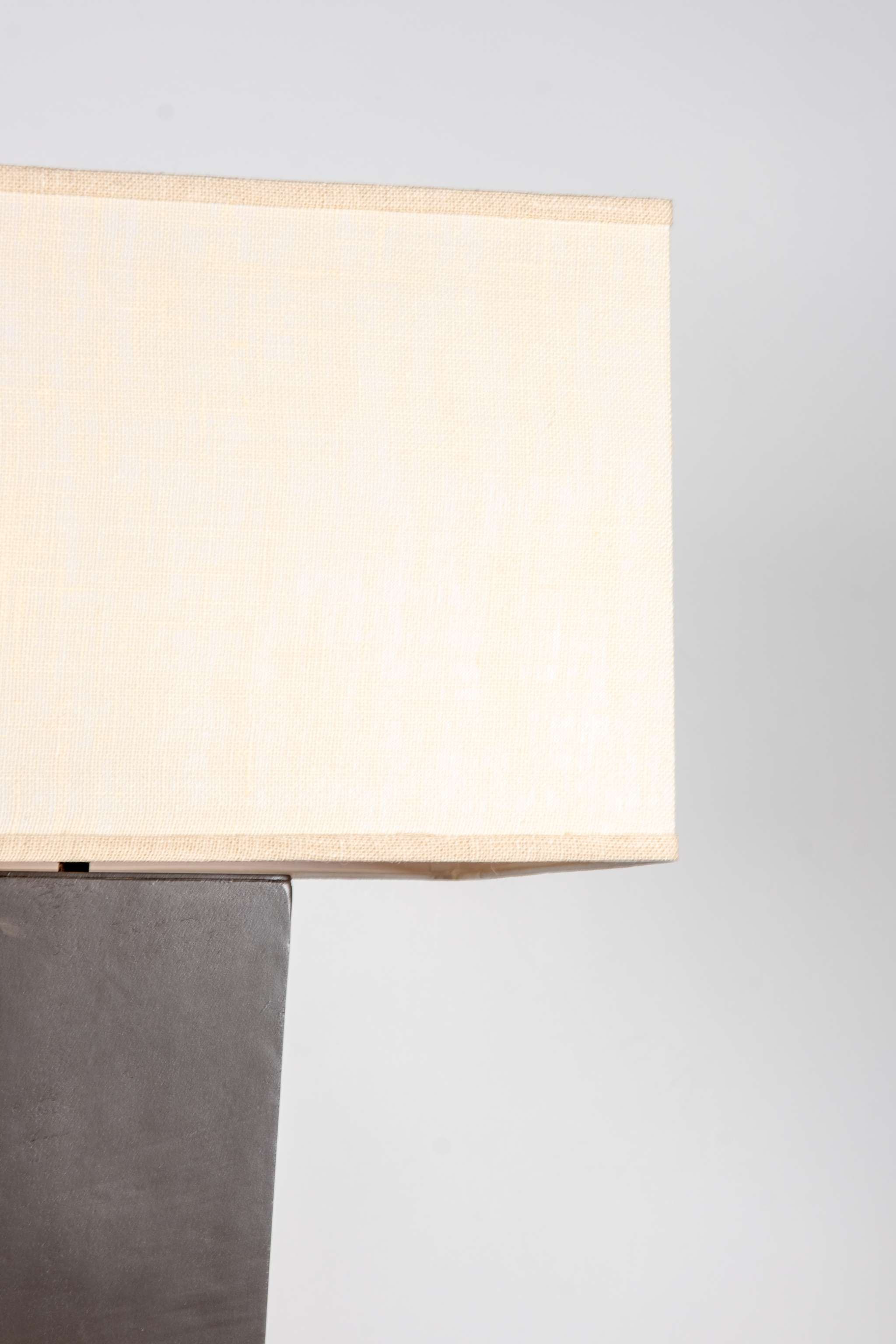 Black Wood Floor Lamp, Short