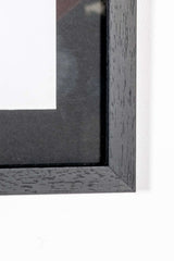 Black and White Abstract Framed Print, 2