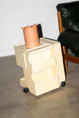 Boby Storage Trolley, Extra Low White