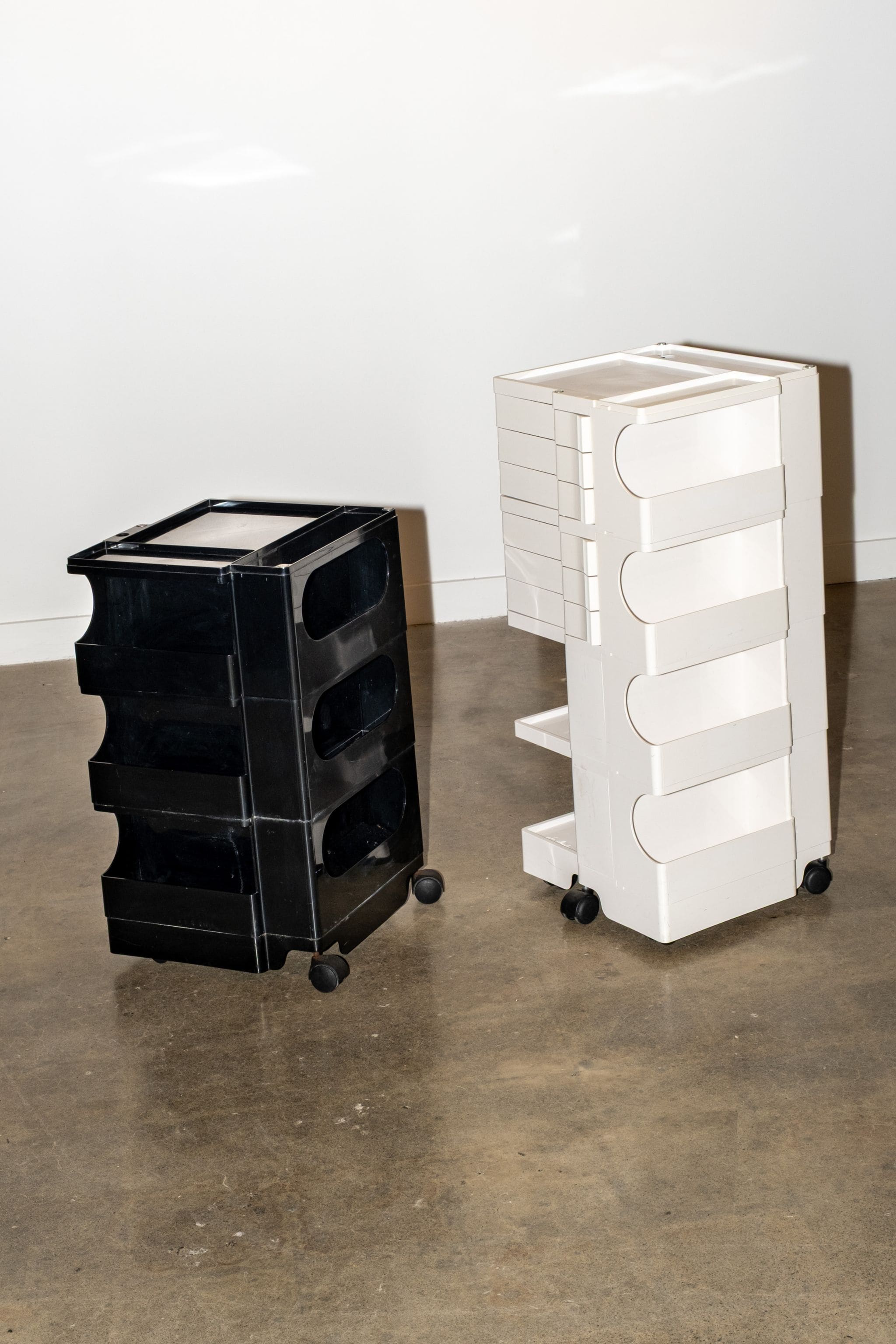 Boby Storage Trolley, Low Black