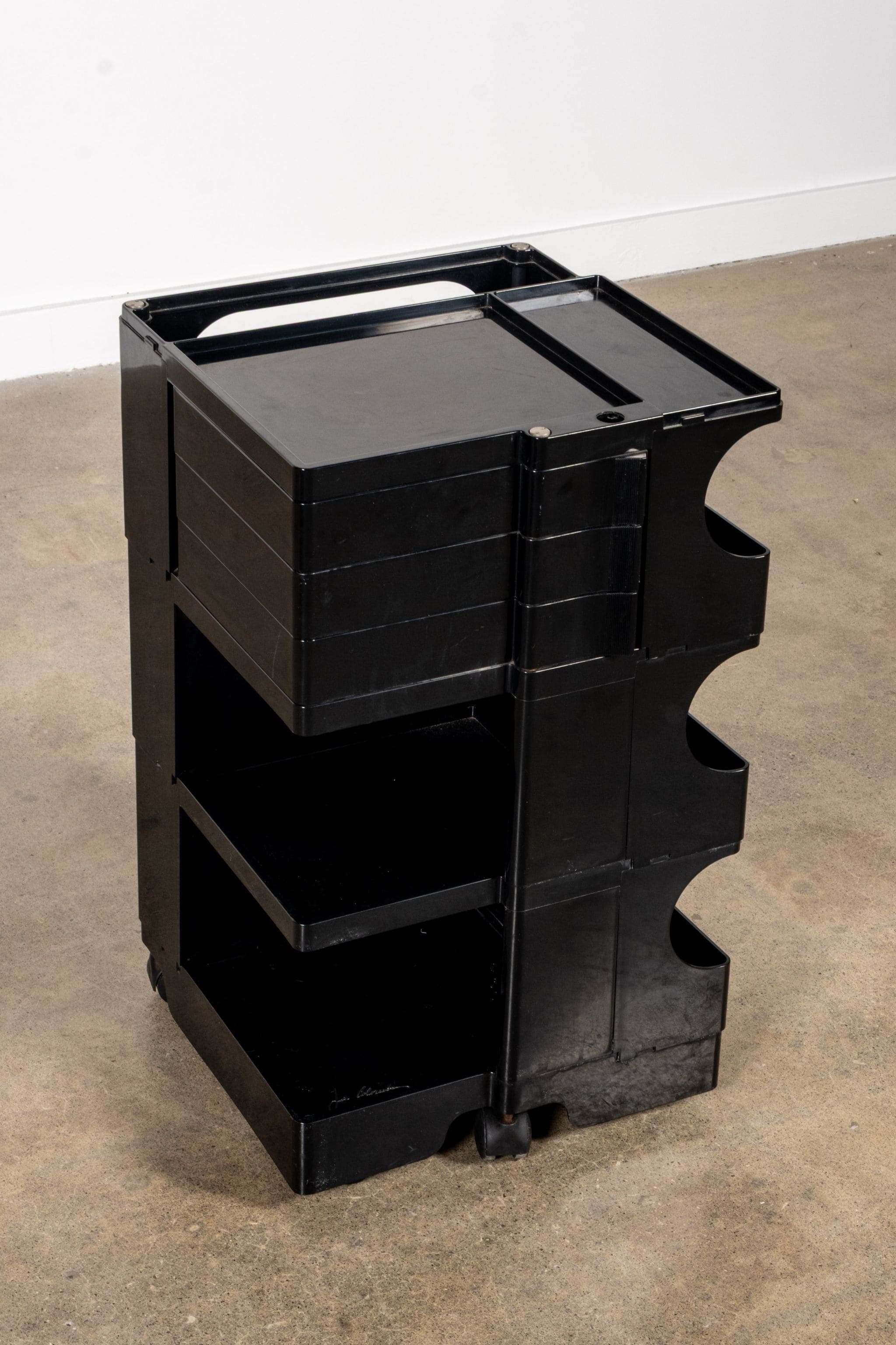 Boby Storage Trolley, Low Black