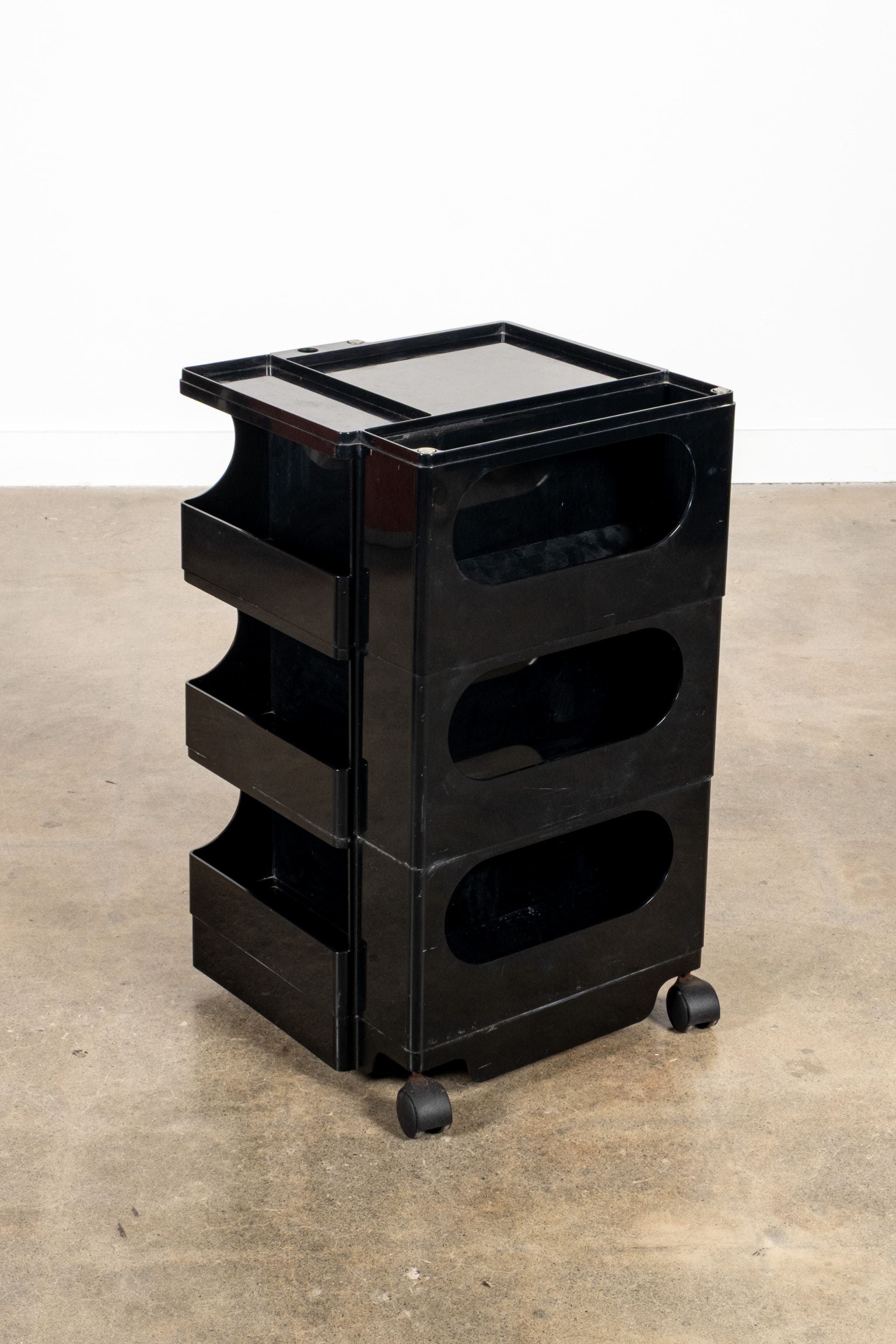 Boby Storage Trolley, Low Black