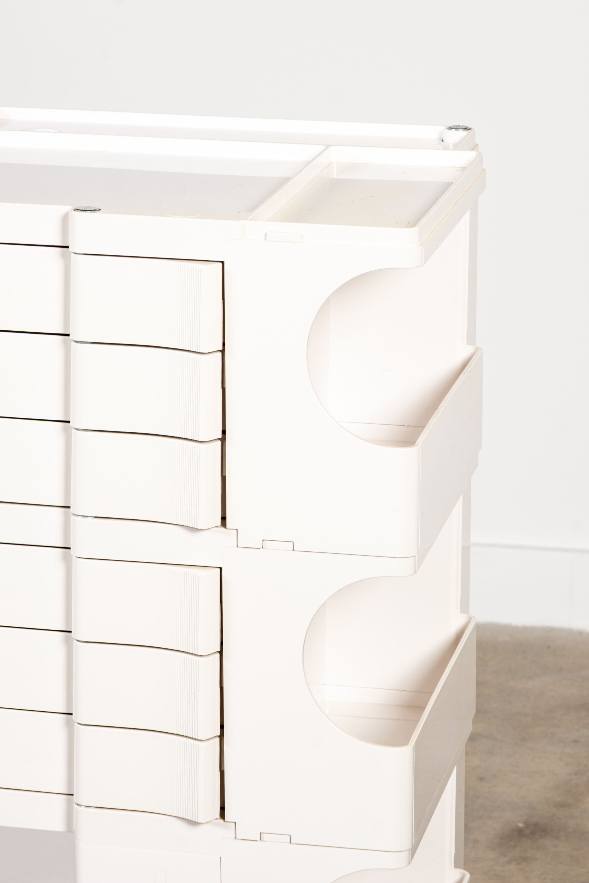 Boby Storage Trolley, 6-drawer Tall, White