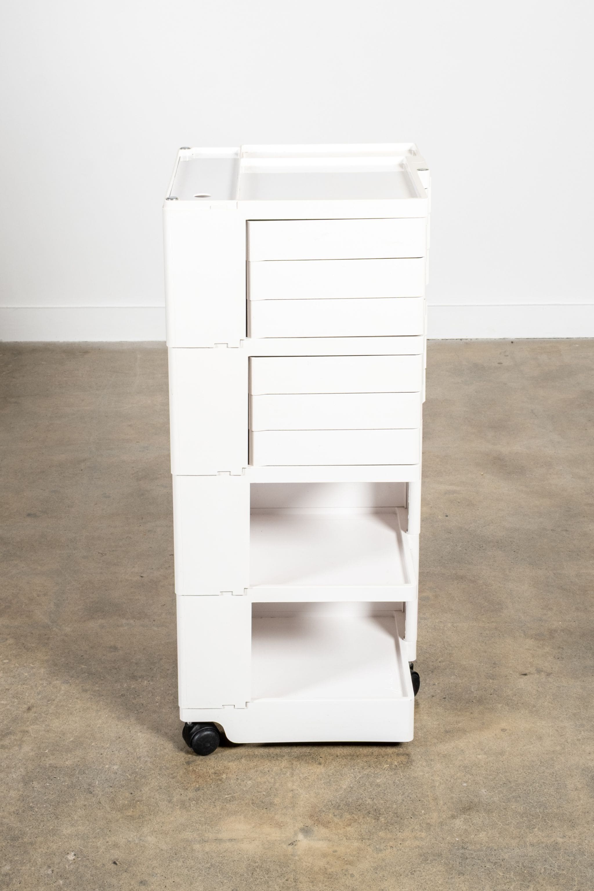 Boby Storage Trolley, 6-drawer Tall, White