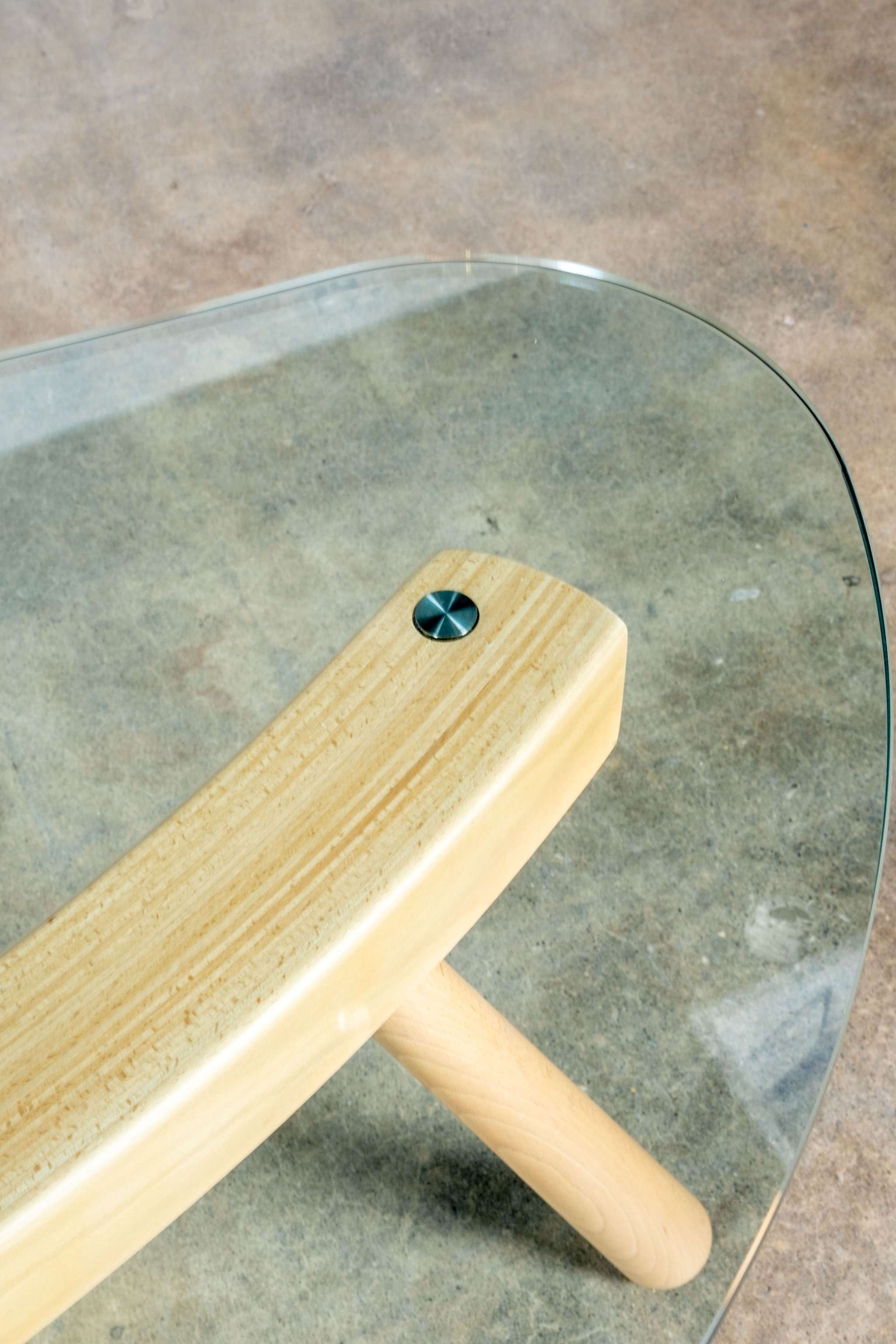 Boomerang Table, Beech Wood