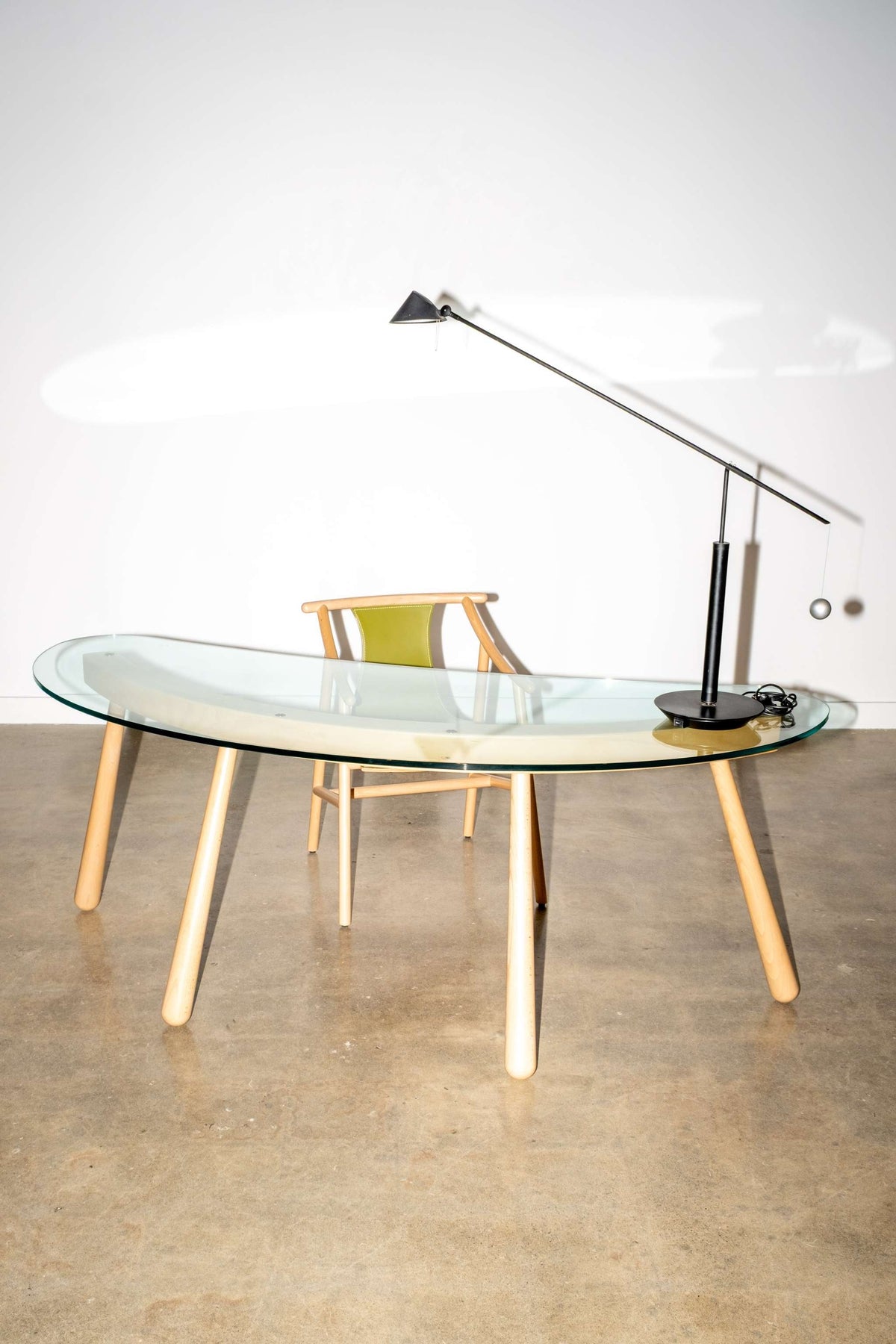 Boomerang Table, Beech Wood