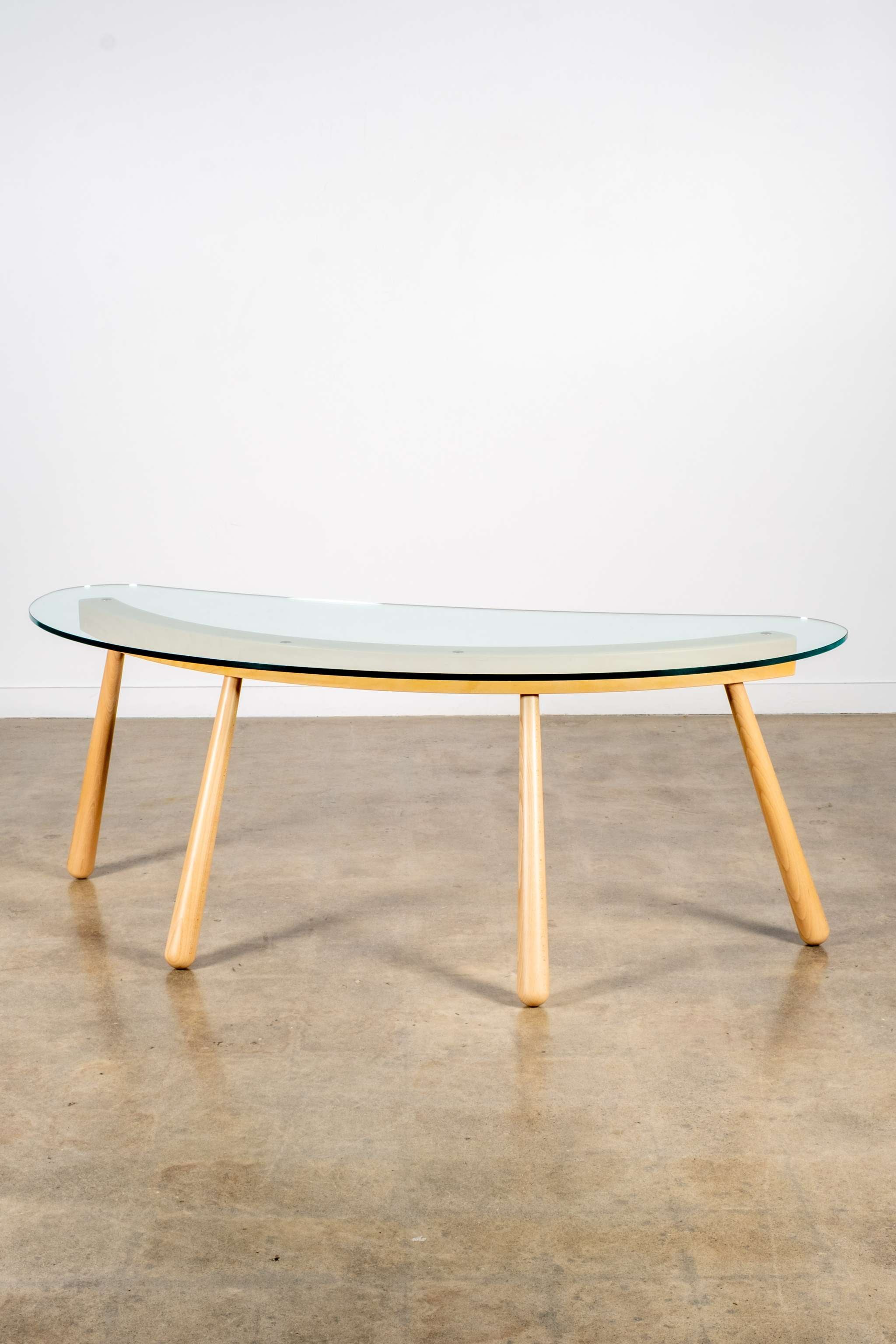 Boomerang Table, Beech Wood