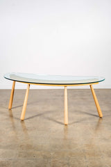 Boomerang Table, Beech Wood