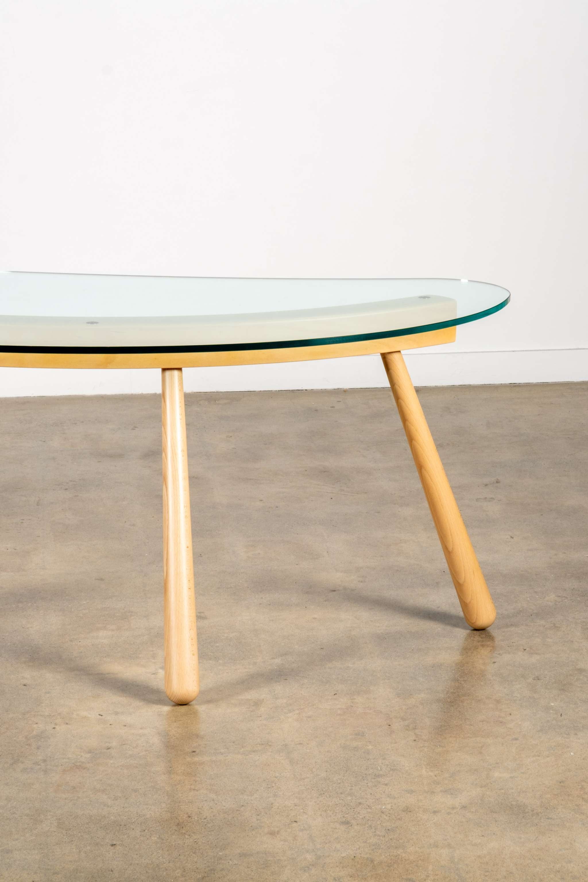 Boomerang Table, Beech Wood