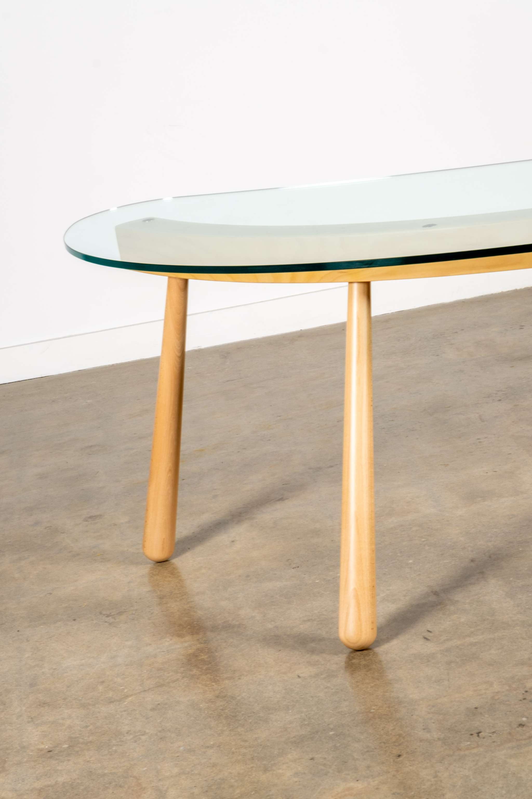 Boomerang Table, Beech Wood