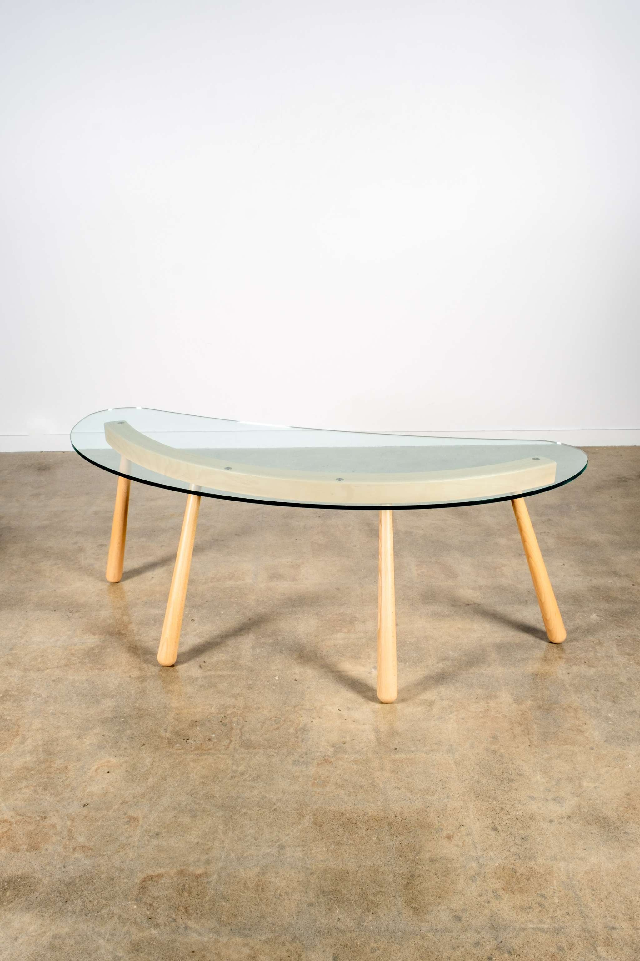 Boomerang Table, Beech Wood