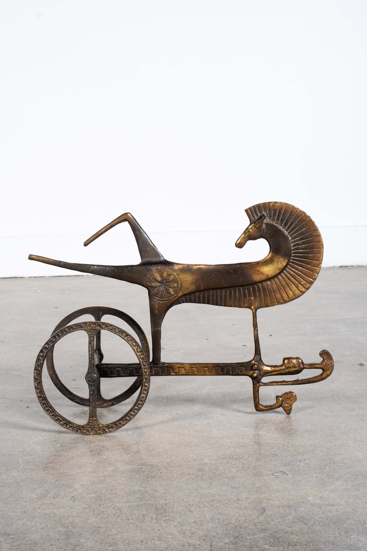 Brass Horse + Chariot