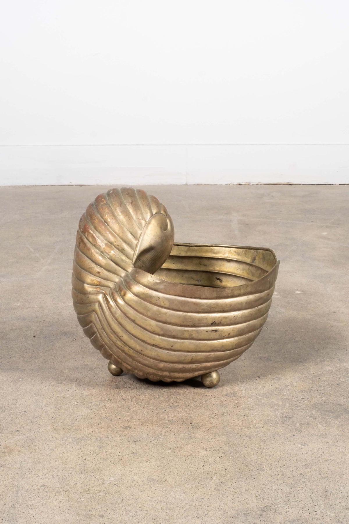 Brass Snail Shell Champagne Bucket