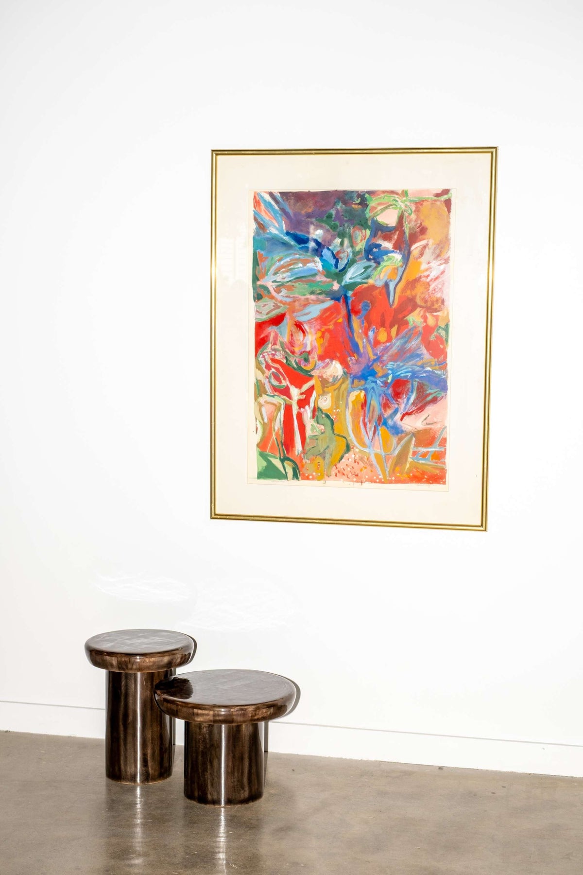 "Womans Song" (1991), Bright Abstract Painting
