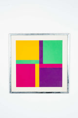 Bright Geometry, Silver Frame