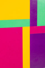 Bright Geometry, Silver Frame