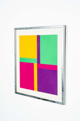 Bright Geometry, Silver Frame