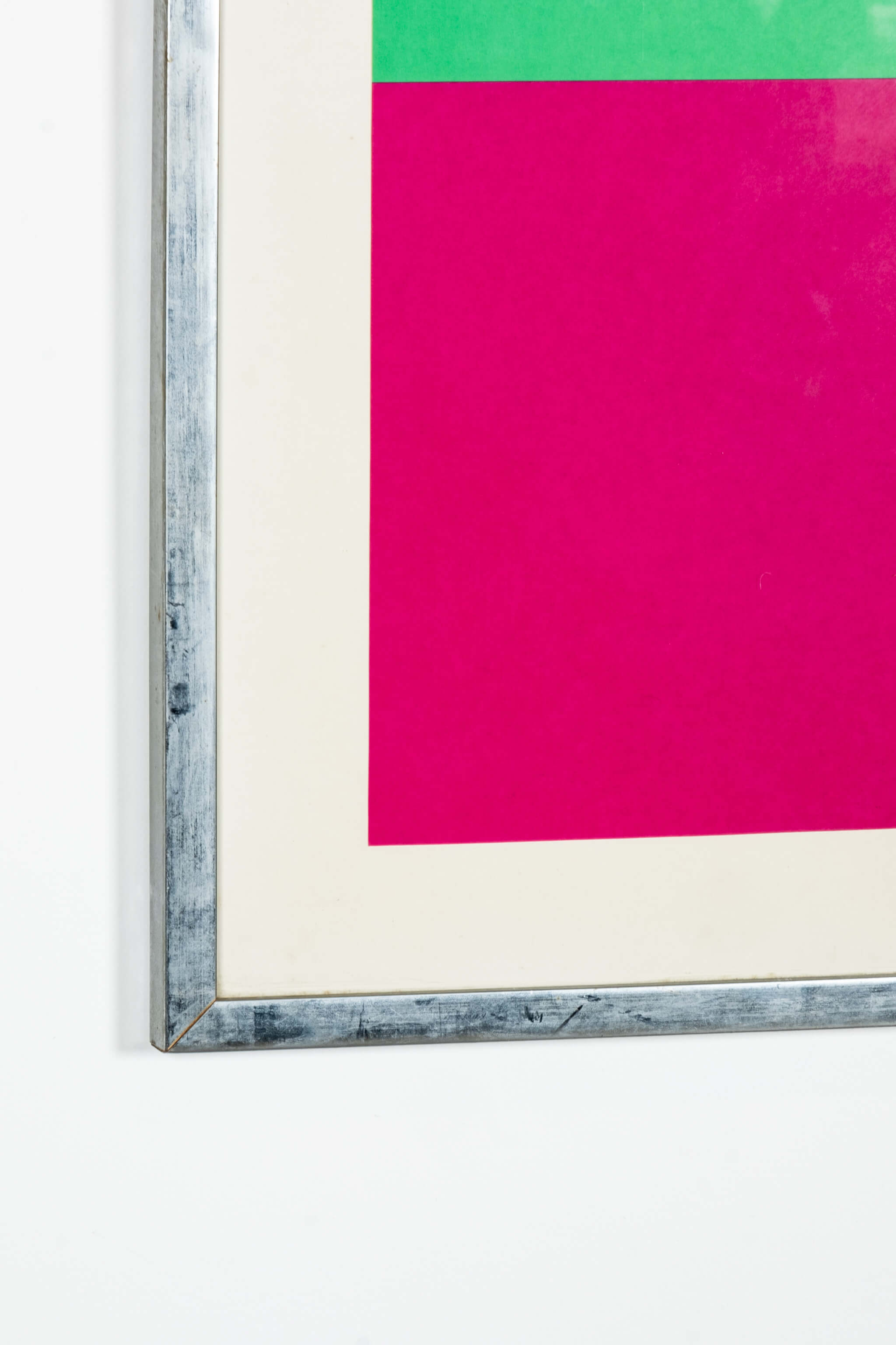 Bright Geometry, Silver Frame