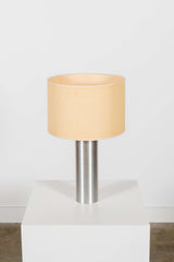 Brushed Stainless Steel Table Lamp, Small