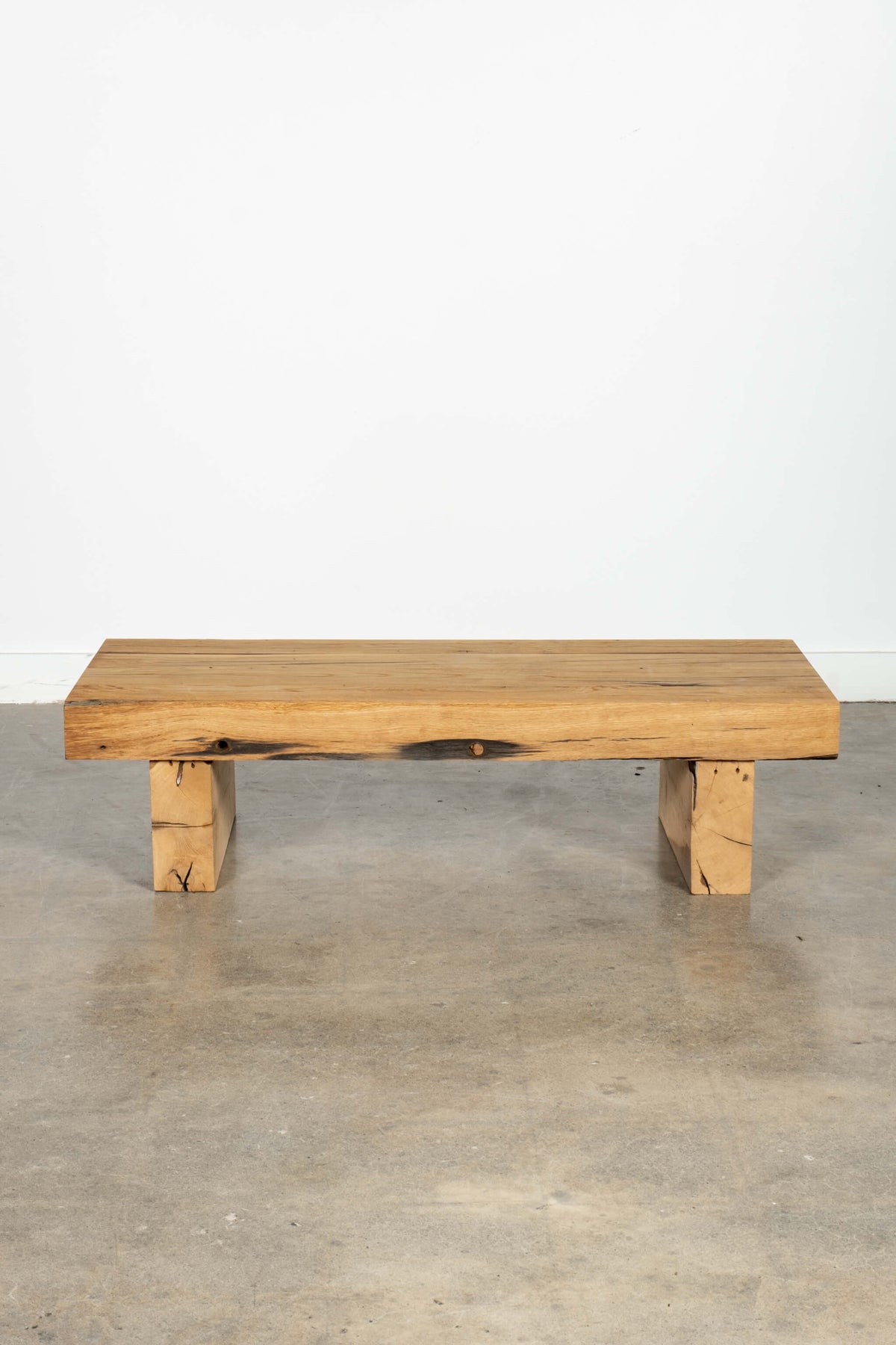 Brutalist Wooden Coffee Table