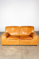 Bull Leather 2-Seater Sofa