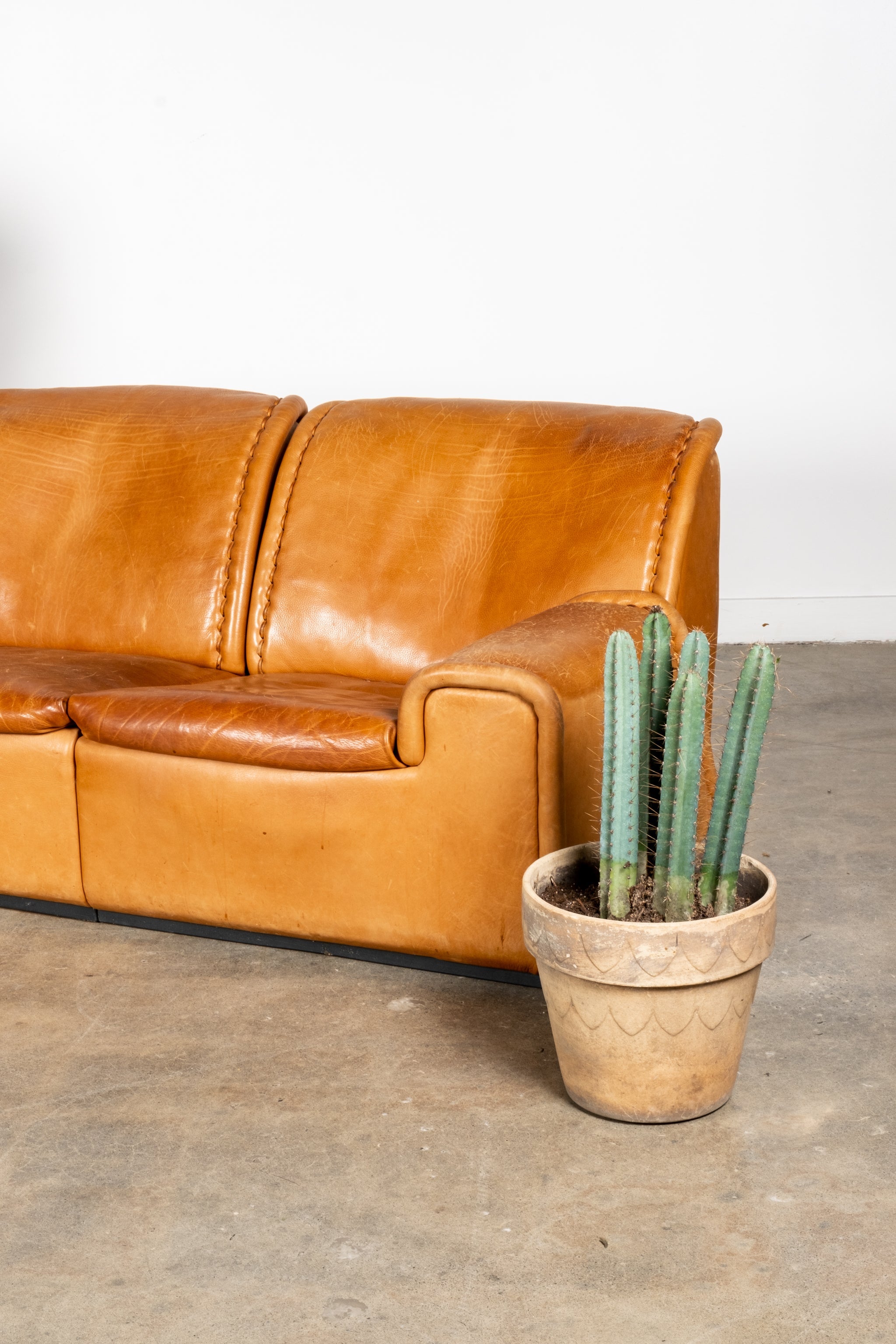 Bull Leather 2-Seater Sofa