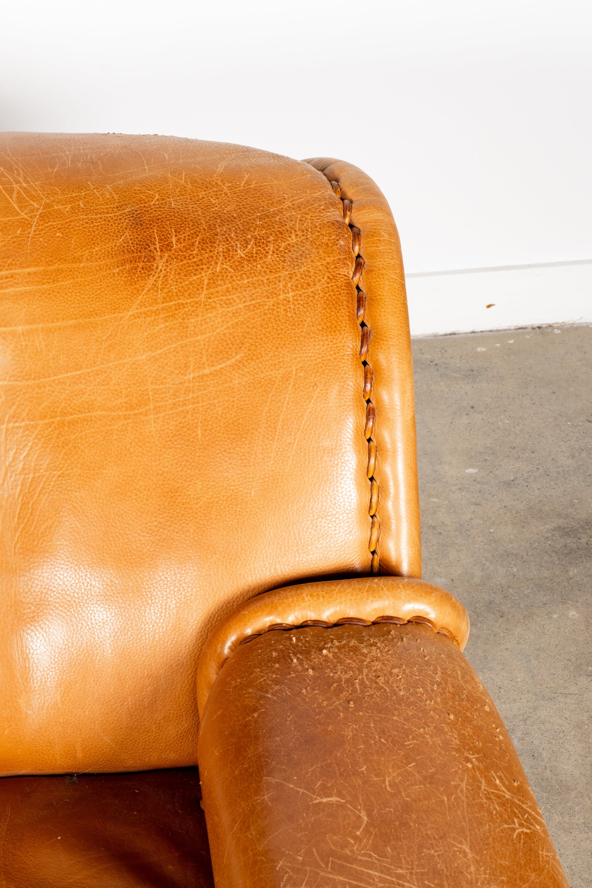 Bull Leather 2-Seater Sofa