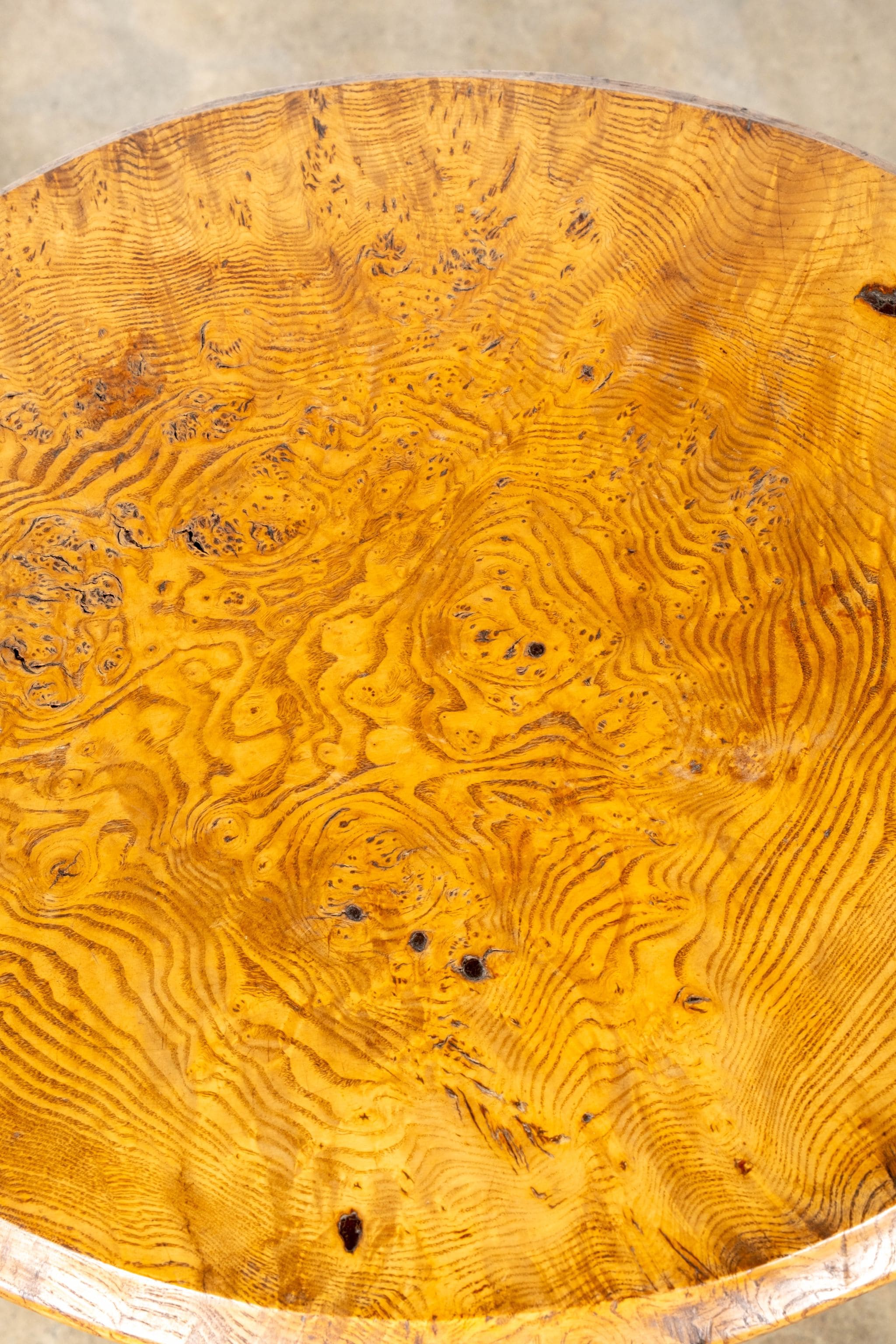 Burl Occasional Table