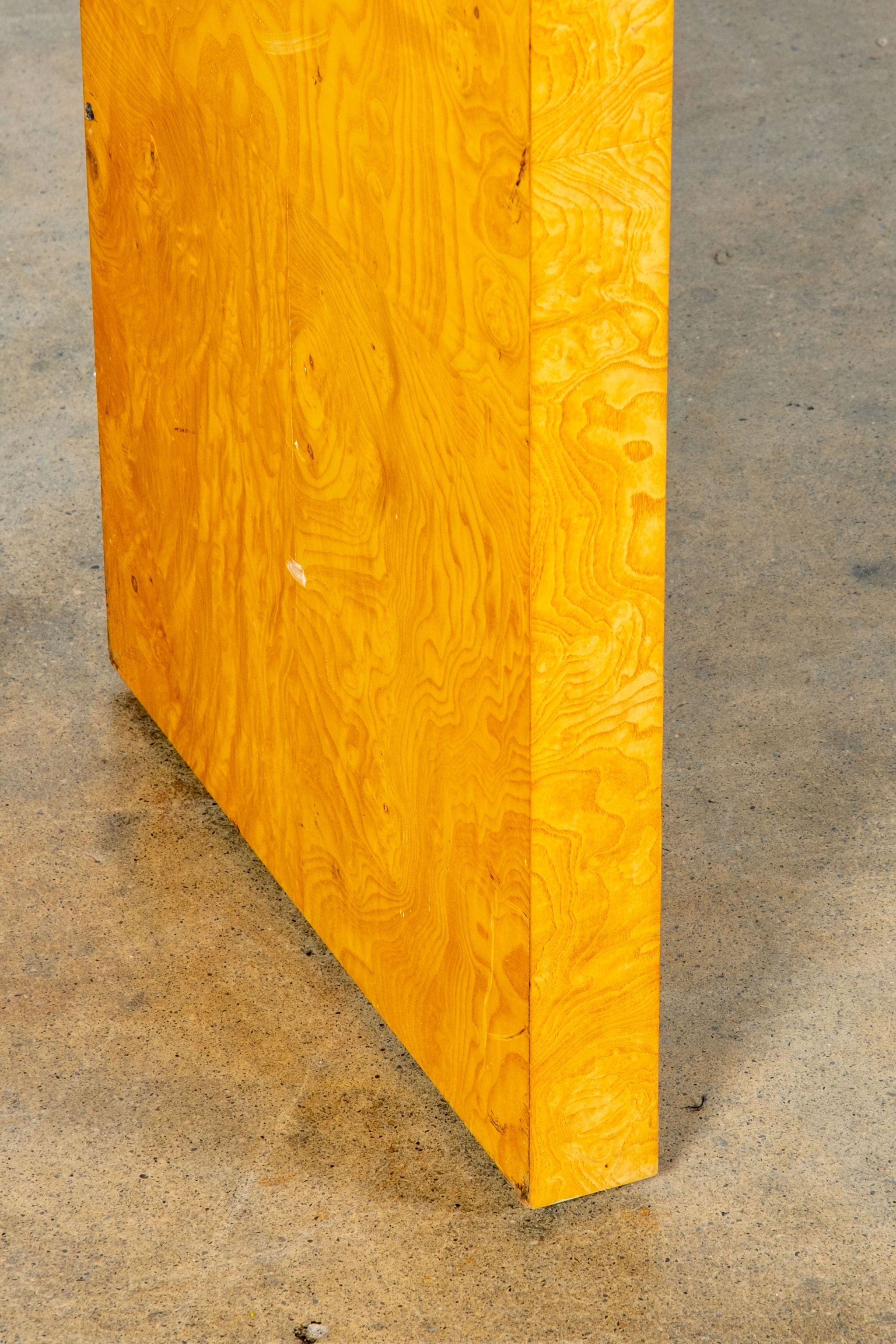Burl Wood Console Table