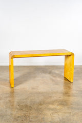 Burl Wood Console Table