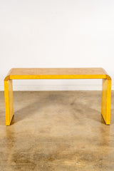 Burl Wood Console Table