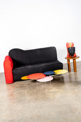 Cannaregio Sofa, Black and Red