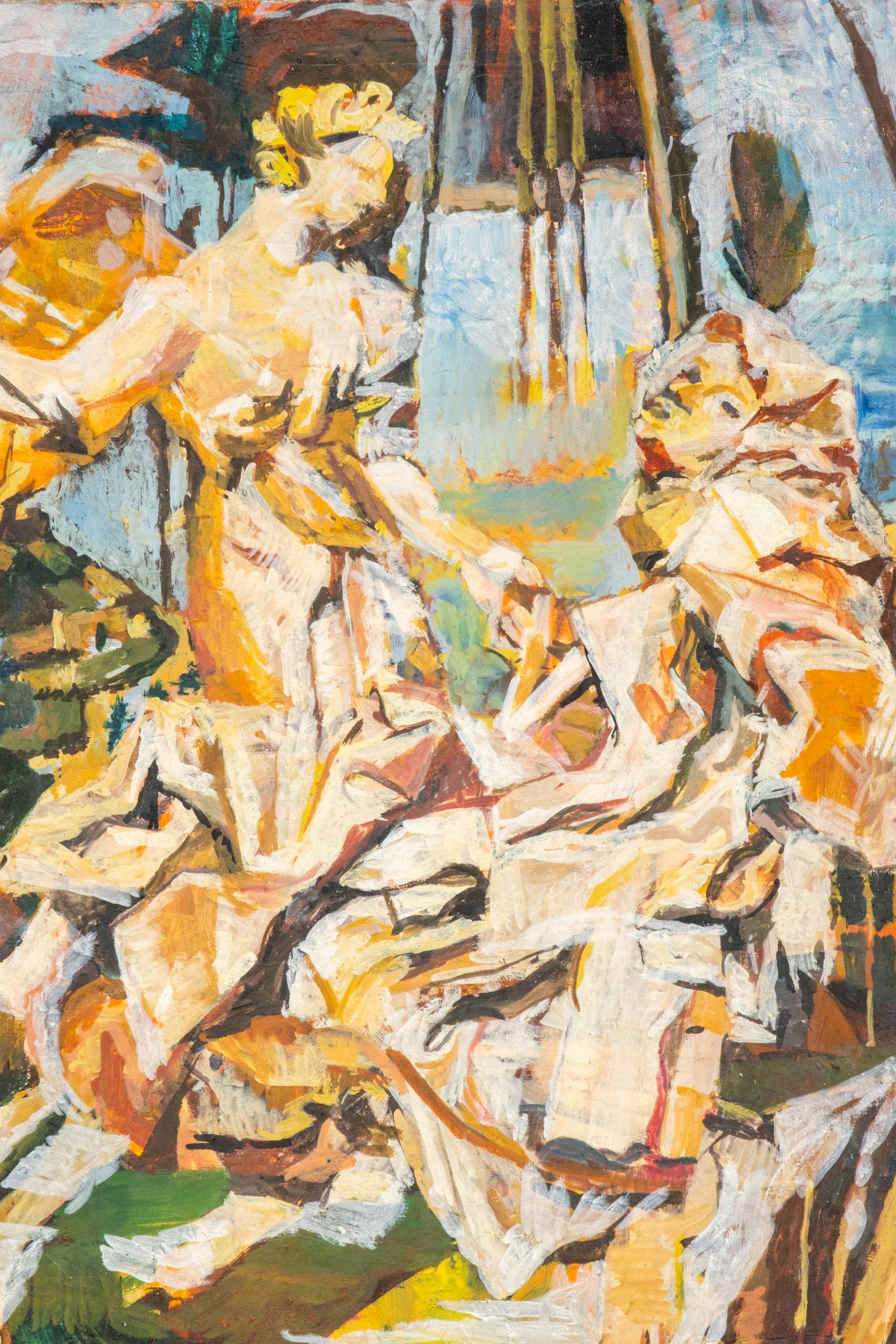 Abstract Madonna and Angel