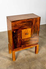 1930s Italian Wood Bar Cabinet