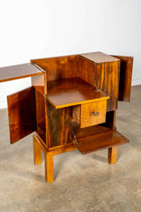 1930s Italian Wood Bar Cabinet