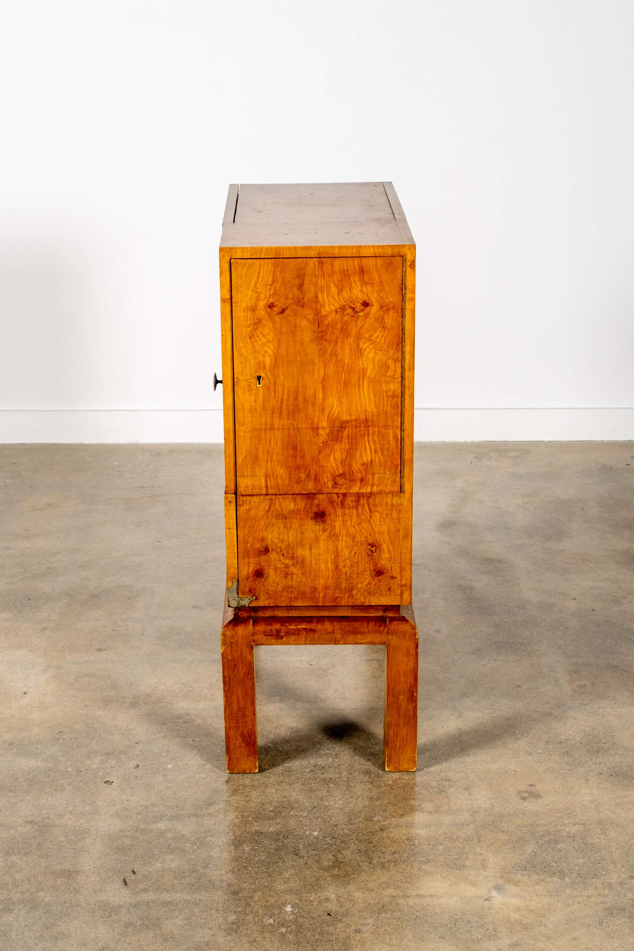 1930s Italian Wood Bar Cabinet